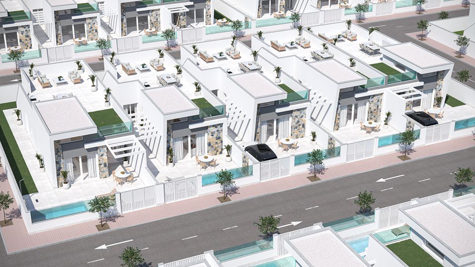 Villa independiente de obra nueva en Serena Golf, Los Alcázares, Murcia