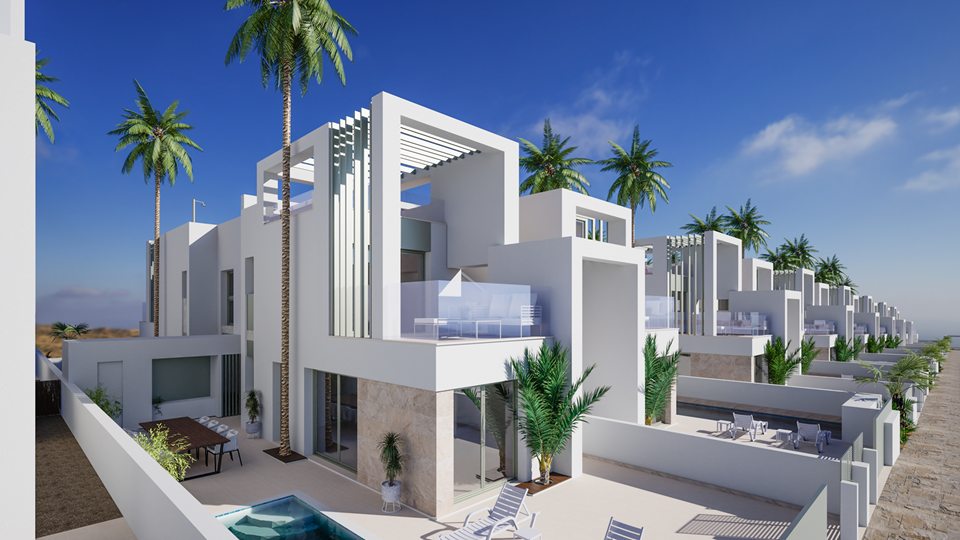 Villa quad de obra nueva en el residencial Marabú, Ciudad Quesada, Rojales